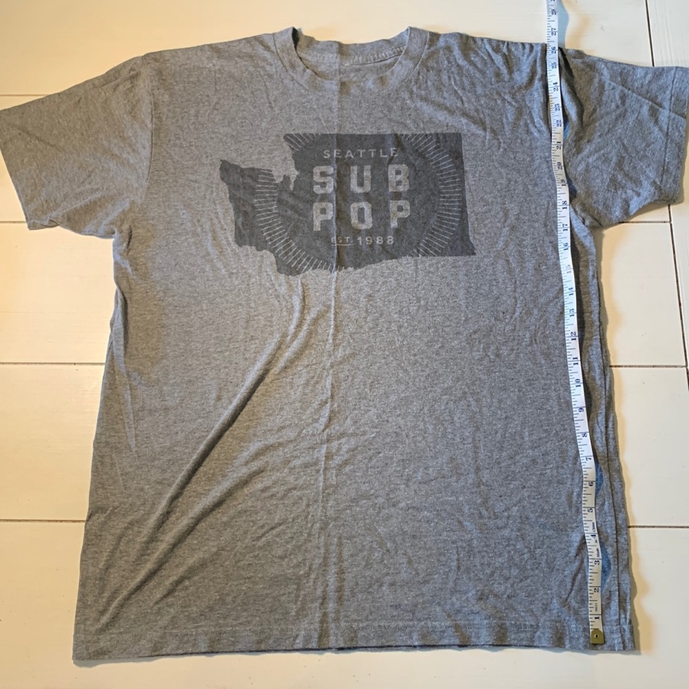 Gray size large Sub Pop t shirt